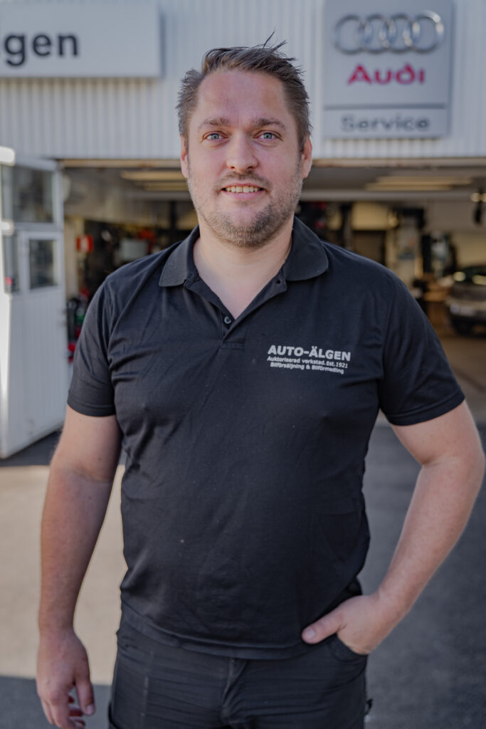 Mikael Selmqvist, verkstadschef på Auto-Älgen